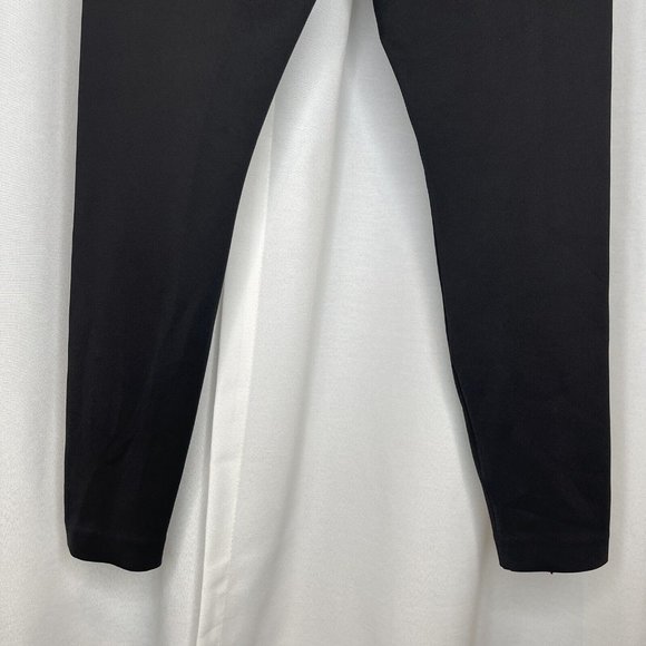 SOLD Witchery Black Scuba Pants Size 8 Ankle Zip Fitted Skinny Elastic Waist - Picture 13 of 16